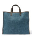 TOMORROWLAND GOODS A VACATION TANK DELFT トートバッグ トゥモローランド バッグ トートバッグ ブルー【送料無料】
