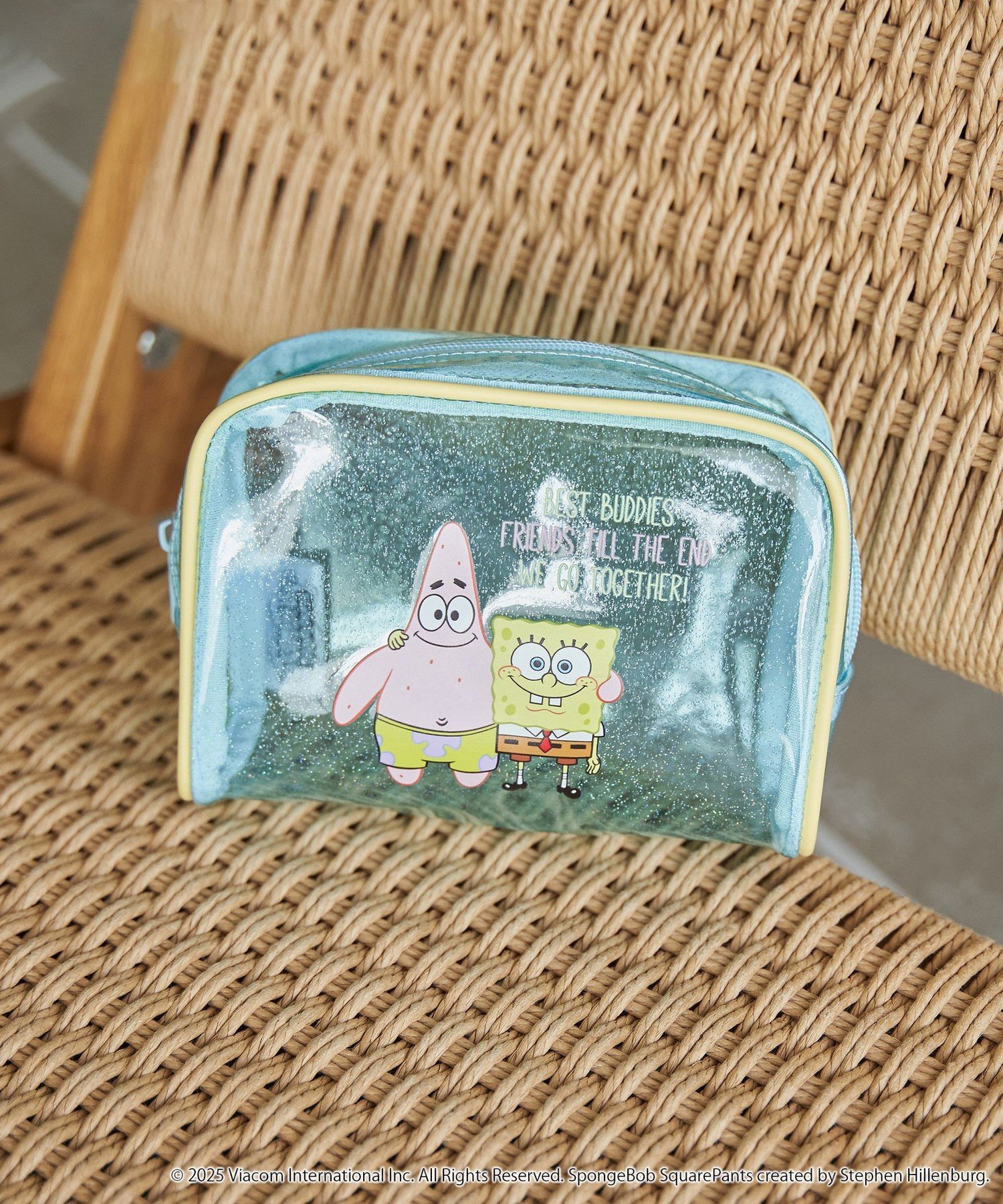 ?【SpongeBob / スポンジ・ボブ 別注】 クリアポーチ コーエン 財布・ポーチ・ケース ポーチ ブルー イエロー