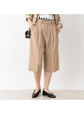 【SALE/70%OFF】Rouge vif la cle ストレッチポプリンパンツ ルージュ・ヴィフ ラクレ パンツ その他のパンツ ネイビー ベージュ【送料無料】