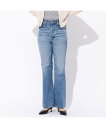 Rouge vif la cle <25SS新色>【SOMETHING/サムシング】LISA ヴィンテージ フレア ルージュ・ヴィフ ラクレ パンツ ジーンズ・デニムパンツ ブルー【送料無料】