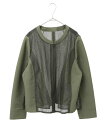 【SALE/50%OFF】HIROKO BIS GRANDE 【大きいサイズ】異素材ドッキングコンパクトジャケット /洗える ヒロコ ビス グランデ スーツ・フ...