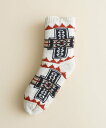 【SALE/50%OFF】CRAFT STANDARD BOUTIQUE 裏ボア民族柄ルームソックス(Mens) クラフトスタンダードブティック ファッション雑...
