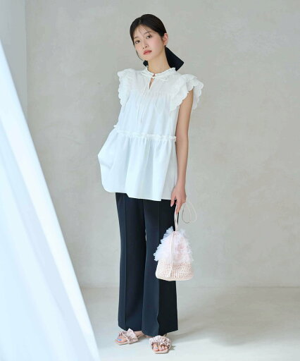 【SALE/40%OFF】JILL by JILL STUART ハイウエストセンタープレスフレアパンツ ジル バイ ジル スチュアート パンツ その他のパンツ ブラック ブラウン【送料無料】 【SALE/40%OFF】JILL by JILL STUART ハイウエストセンタープレスフレアパンツ ジル バイ ジル スチュアート パンツ その他のパンツ ブラック ブラウン【送料無料】
