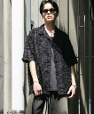 SENSE OF PLACE 【予約】フリンジジャガードショートスリーブシャツ センス オブ プレイス トップス シャツ・ブラウス ブラック ホワイト【送料無料】
