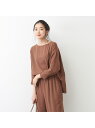 【SALE／70%OFF】Rouge vif la cle カルセブラウス ルージュ・ヴィフ ラクレ トップス シャツ・ブラウス ブラウン ピンク グレー【送料無料】