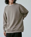 【SALE／10%OFF】coen 【RIB TECHシリーズ】Wフェイスクルーネックスウェット コーエン トップス スウェット・トレーナー ベージュ ホワイト ブラック カーキ