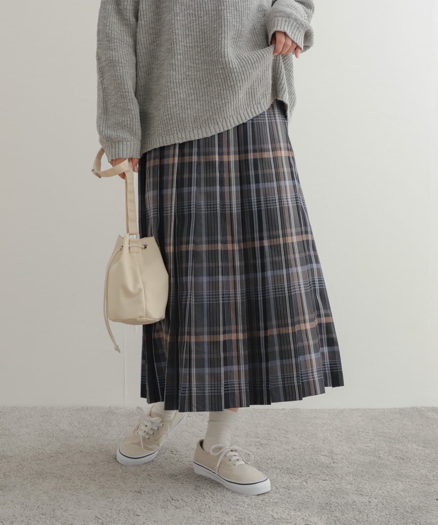 DOORS 『佐藤栞里さん着用』『WEB/一部店舗限定カラー』カラーチェックプリーツスカート アーバンリサーチドアーズ スカート その他のスカート【送料無料】のサムネイル