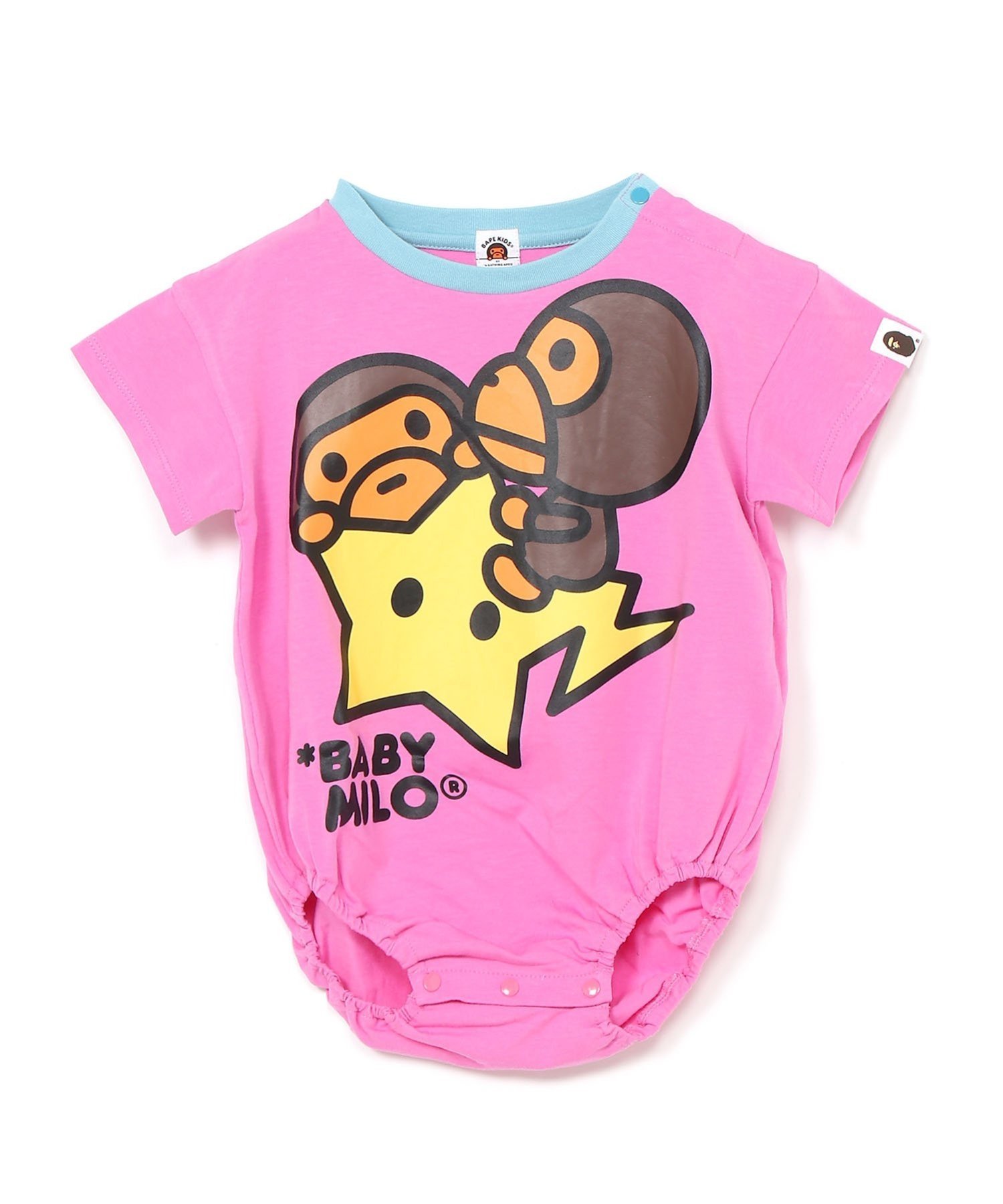 ベビーギャップ　ベビー服 A BATHING APE BABY MILO STA BODYSUIT ア ベイシング エイプ マタニティウェア・ベビー用品 ロンパース・カバーオール ピンク ブルー【送料無料】