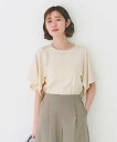 【SALE/33%OFF】grove ハンカチスリーブニットプルオーバー グローブ トップス ニット ホワイト ブラック イエロー ブルー