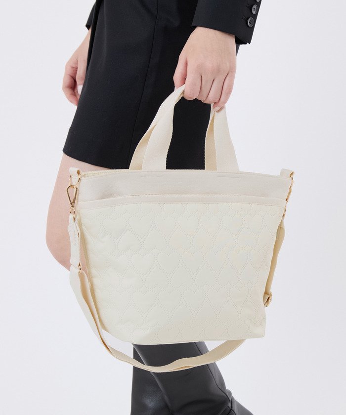 【公式】レスポートサック トートバッグ 1116HE64 LeSportsac レスポートサック バッグ トートバッグ ホワイト