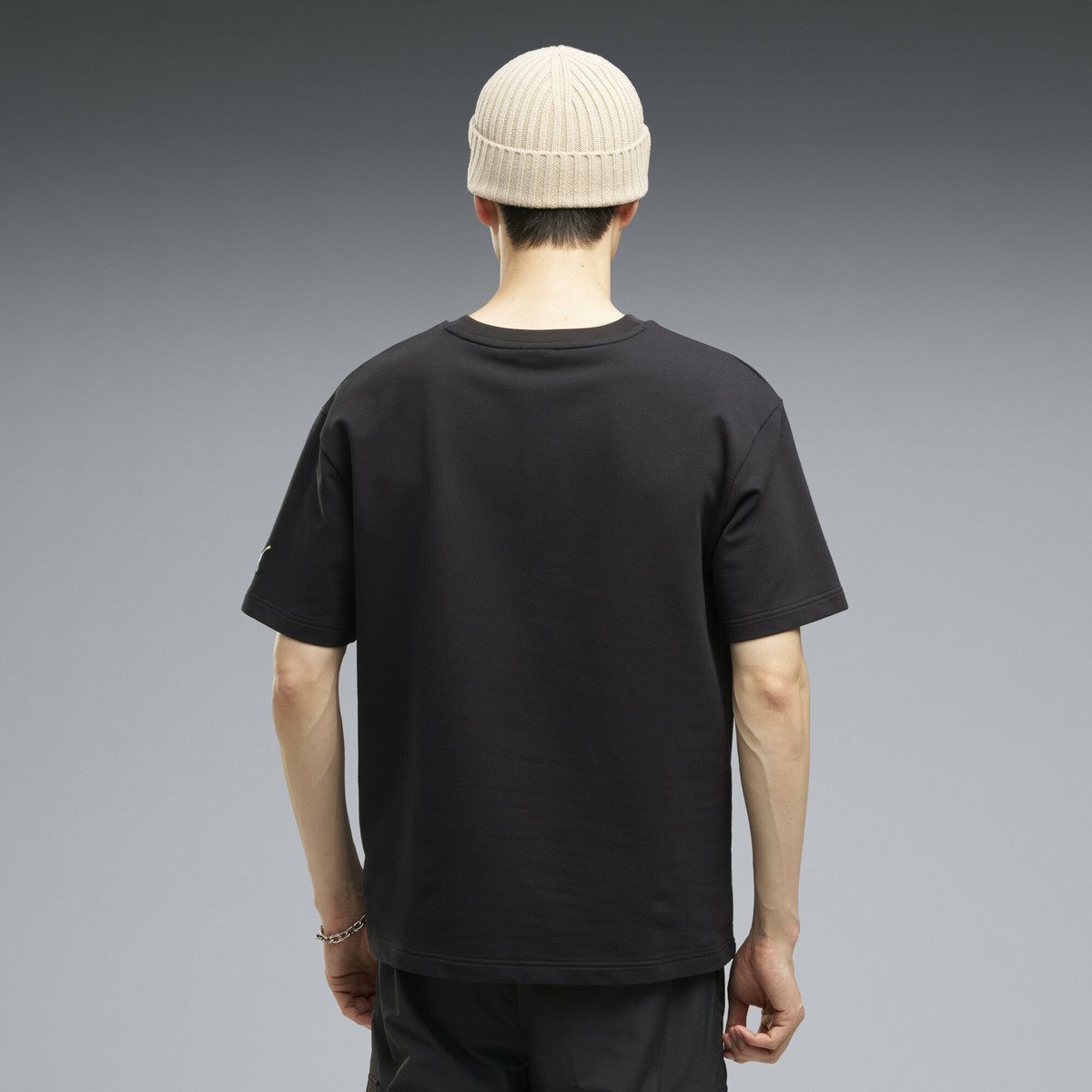メンズ ESS エレベーテッド MX ベビーテリー ポケット 半袖 Tシャツ ESS ELEVATED SS POCKET TEE プーマ トップス カットソー・Tシャツ ブラック