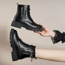 【SALE/35%OFF】miniministore トラックソールブーツ 厚底ショートブーツ ミニミニストア シューズ・靴 ブーツ ブラック ホワイト