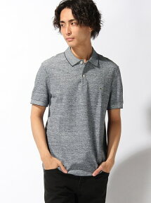 【SALE／50%OFF】LACOSTE テクスチャードキャビアピケ ポロシャツ (半袖) ラコステ トップス ポロシャツ ネイビー ベージュ ブルー ホワイト【送料無料】