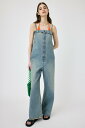 【SALE/50%OFF】MOUSSY LOOSE BARE オールインワン マウジー オールインワン・オーバーオール オールインワン・つなぎ ブルー【送料無料...