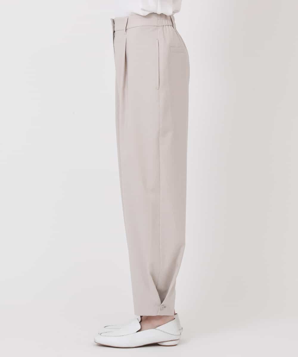 HIROKO BIS リネンライクコクーンシルエットパンツ /洗える ヒロコ ビス パンツ その他のパンツ ネイビー ベージュ