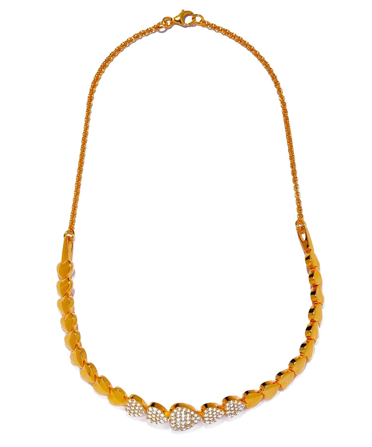 quip queint quip queint/glister heart necklace/glister triangle necklace QU127/QU131 セットアップセブン アクセサリー・腕時計 ネックレス ゴールド【送料無料】