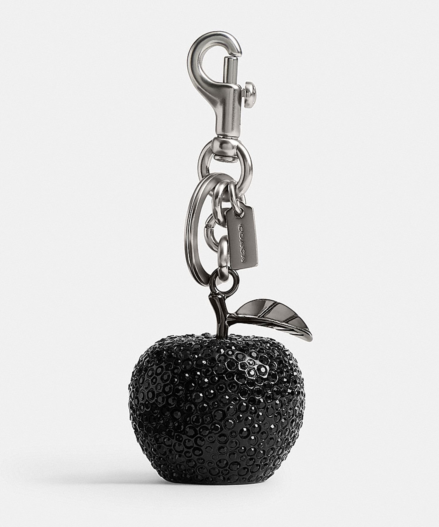 COACH 【公式】スモール クリスタル アップル バッグ チャーム コーチ ファッション雑貨 チャーム・キーチェーン ブラック【送料無料】