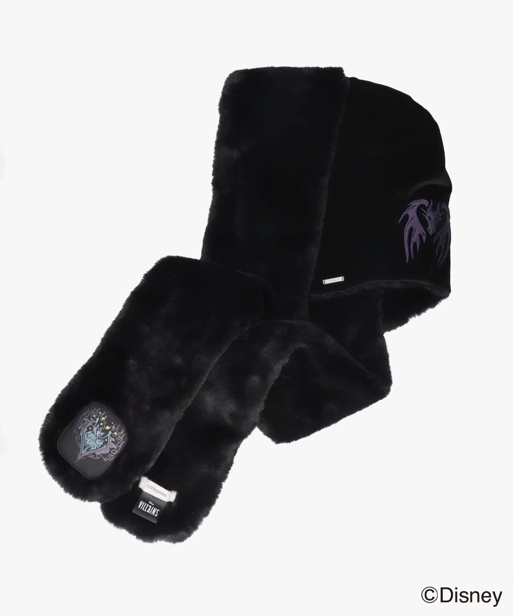 OVERRIDE OVERRIDE / VILLAINS / REV FAKEFUR HOOD / オーバーライド オーバーライド 帽子 その他の帽子 ブラック ホワイト【送料無料】のサムネイル