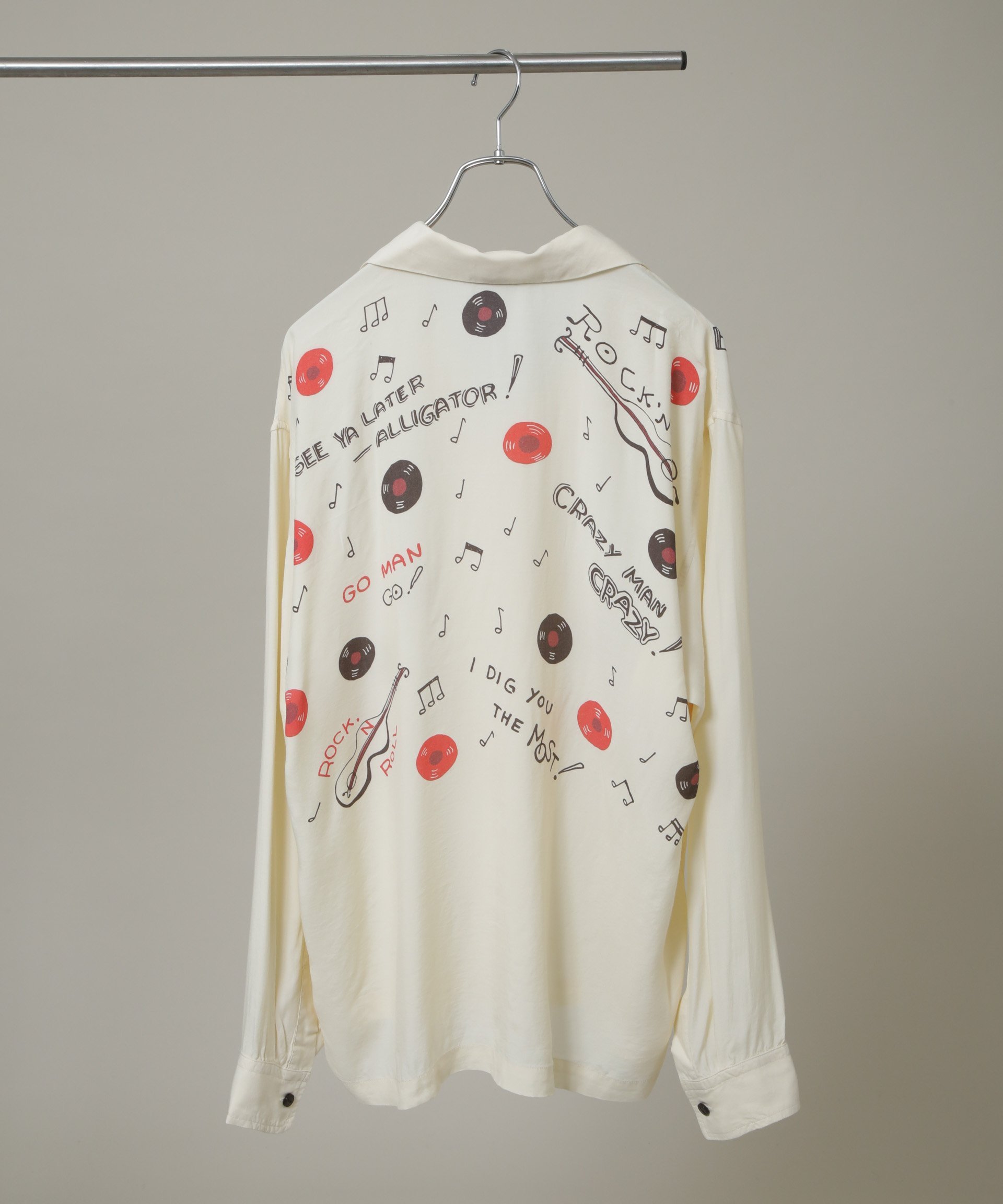 NANO universe Schott/ROCK'N ROLL RAYON SHIRT ナノユニバース トップス シャツ・ブラウス ホワイト【送料無料】