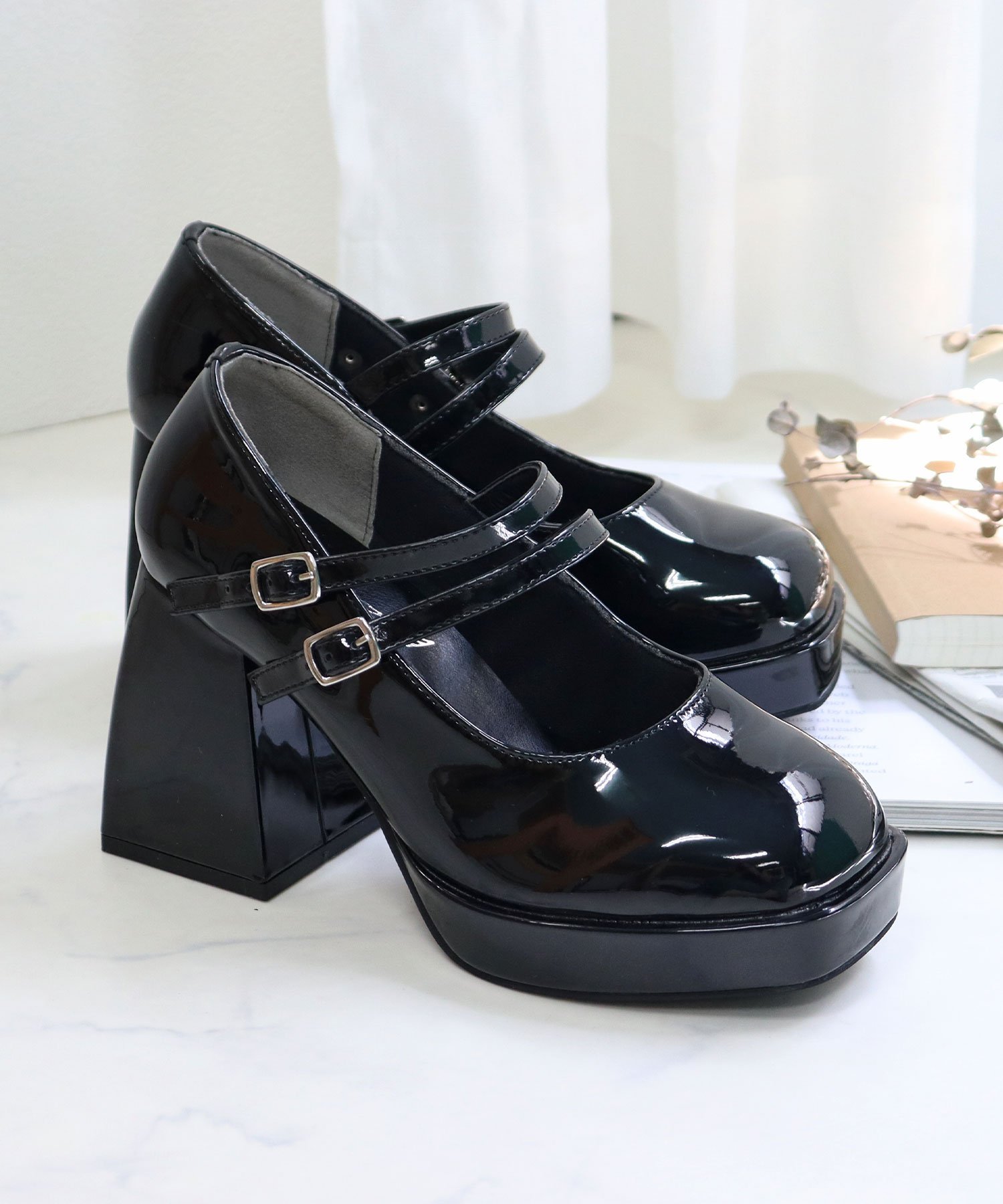 【SALE/20%OFF】LOVEHUNTER 9cmヒール ワンピース 韓国ファッション ストラップパンプス ☆1592 サンエーフットウェアー シューズ・靴...