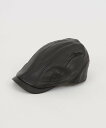 【SALE/20%OFF】improves シンセティックレザー ハンチング インプローブス 帽子 ハンチング・ベレー帽 ブラック ブラウン