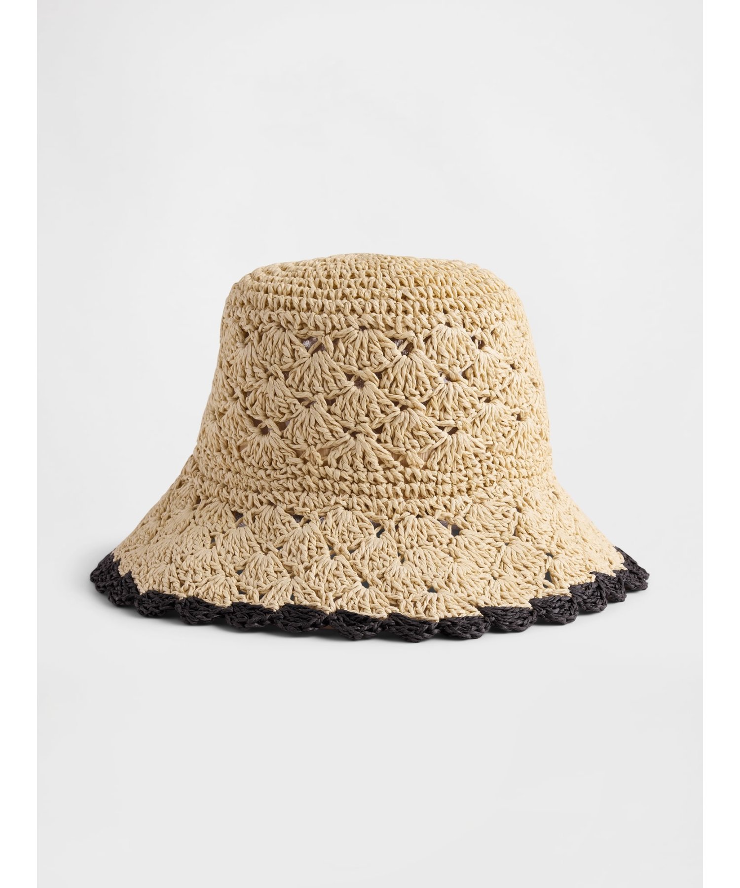 【SALE／40%OFF】GAP (W)ストロー バケットハット ギャップ 帽子 ハット ベージュのサムネイル