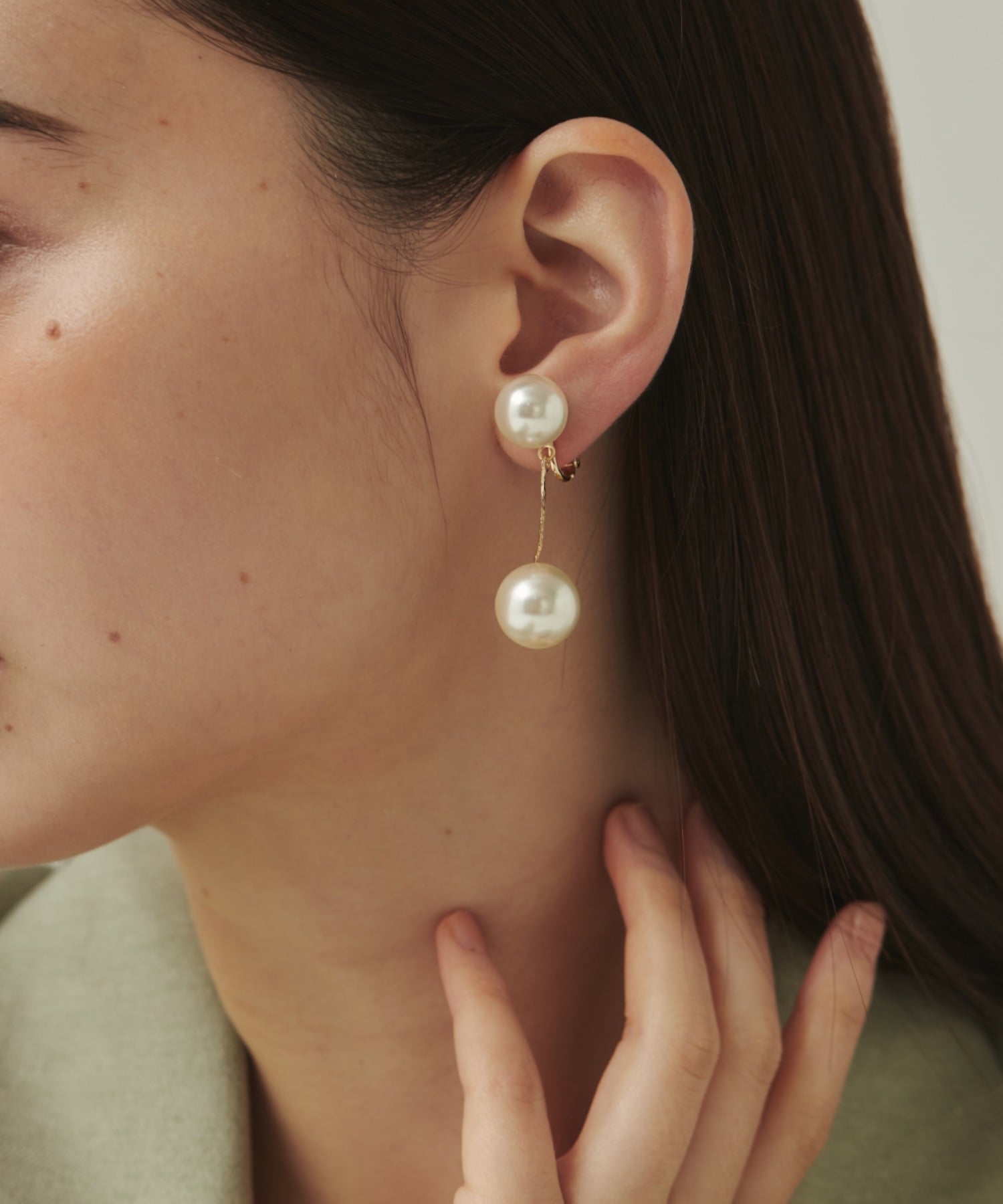 【SALE／11%OFF】ciite' 2連パールイヤリング (両耳用) シーテ アクセサリー・腕時計 イヤリング・イヤ..