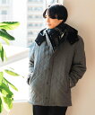 BEAMS HEART MEN フーディースタンド キルト コート ビームス ハート ジャケット・アウター ダウンジャケット・ダウンベスト ブラック ベージュ ネイビー【送料無料】