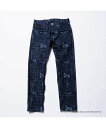 TMT 【 TMT * PAC-MAN 】HQ DENIM PANTS ティーエムティー パンツ ジーンズ・デニムパンツ ネイビー【送料無料】