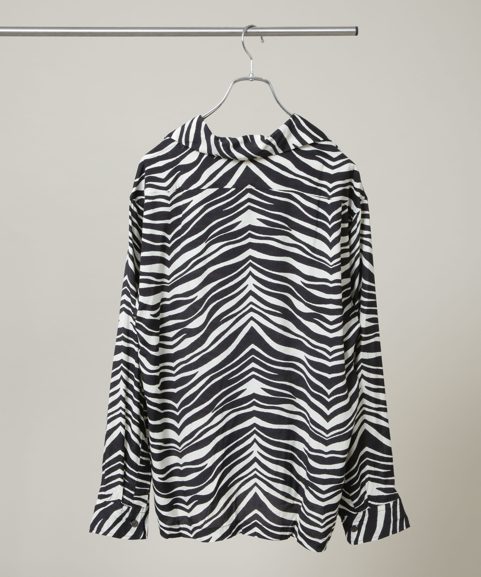 NANO universe Schott/ZEBRA RAYON SHIRT ナノユニバース トップス シャツ・ブラウス ホワイト【送料無料】
