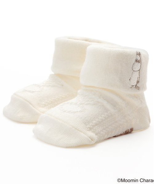 kladskap MOOMIN/ケーブルカップソックス ナルミヤオンライン マタニティウェア・ベビー用品 ベビーソ..