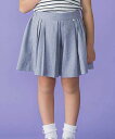BeBe Petits Pois Vert ツイード風ランダムタックキュロットパンツ(95~150cm) ベベ オンライン ストア パンツ キュロット グレー ...