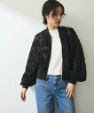【SALE/30%OFF】ADAM ET ROPE' FEMME 【WEB限定】チュールブルゾン アダムエロペ ジャケット・アウター ブルゾン・ジャンパー ホワ...