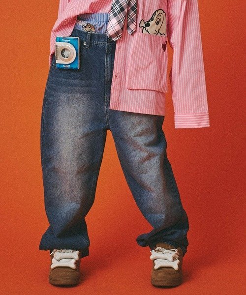 【SALE／40%OFF】SELECT BRANDS GALFY/ガルフィー 1CHANCEパンチラデニム (MENS) ジャックローズ パンツ その他のパンツ ブルー ブラック【送料無料】