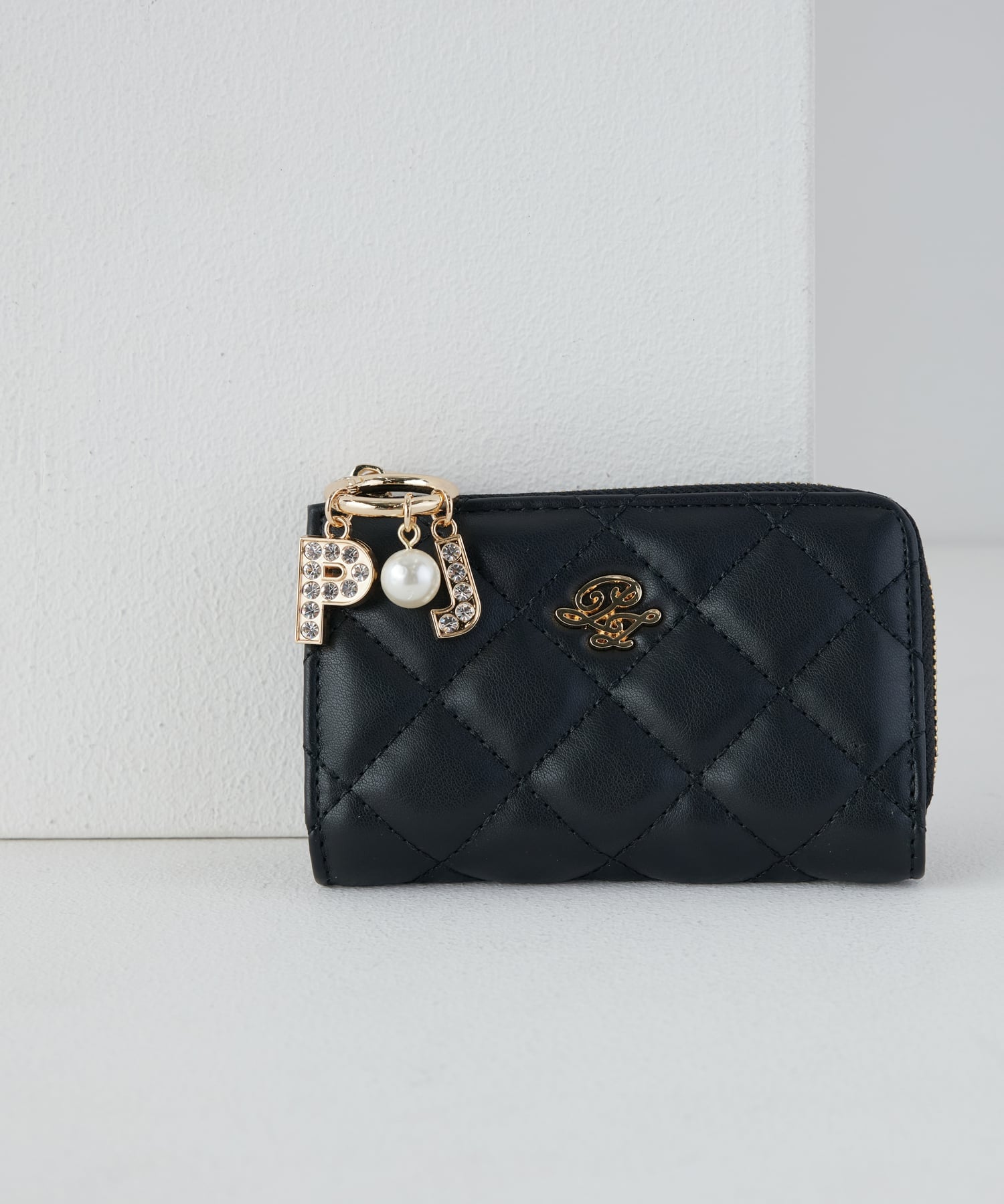 PAUL & JOE PAUL & JOE ACCESSOIRES (ポール&ジョーアクセソワ) QUILTING キーケース エルゲイス 財布・ポーチ・ケース その他の財布・ポーチ・ケース ホワイト ブラック ピンク【送料無料】