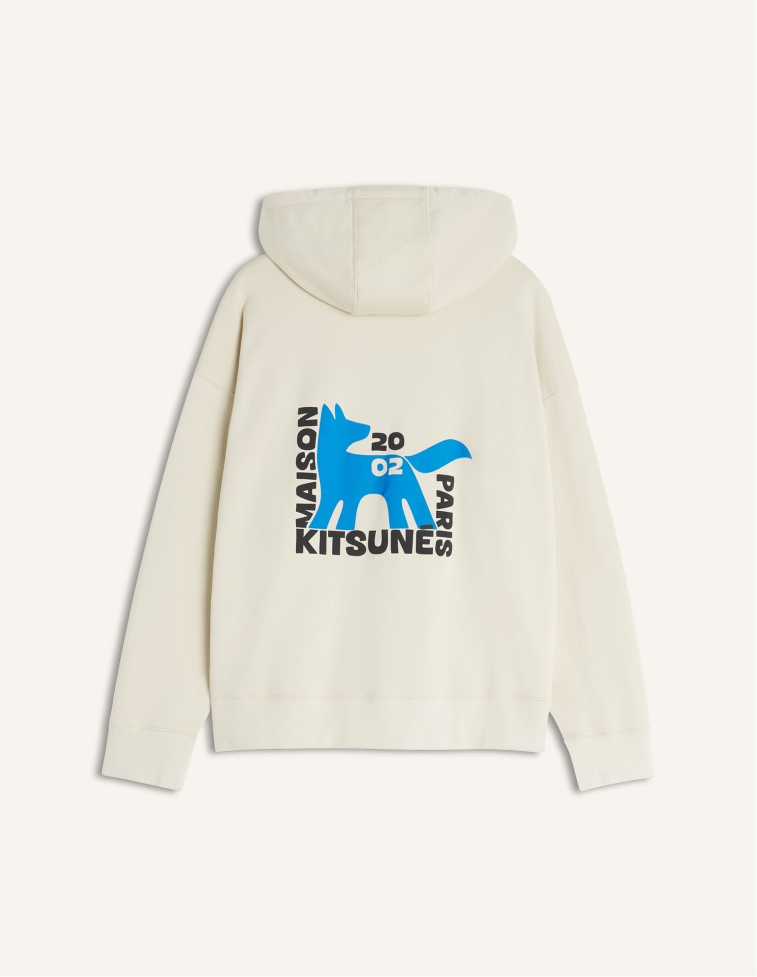 Maison Kitsune MAISON KITSUNE/(M) GALLERY FOX OVERSIZE HOODIE メゾン キツネ トップス パーカー・フーディー ベージュ【送料無料】