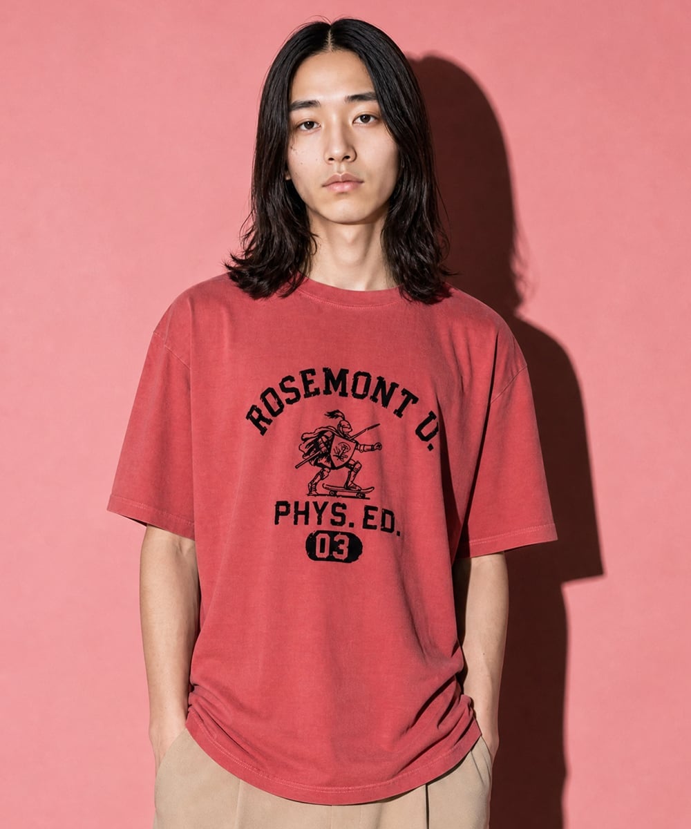 rehacer rehacer/(M)Skate Collage Logo レアセル トップス カットソー・Tシャツ ホワイト ブラック ピンク