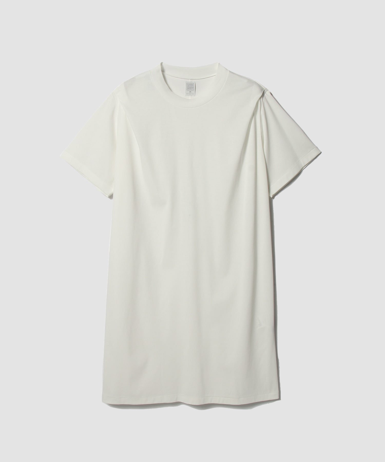 GOOD PEOPLE GOOD STITCHING GOOD PRODUCT for ESTNATION GOOD PEOPLE GOOD STITCHING GOOD PRODUCT for ESTNATION / フレスカウルトラハイゲージTシャツワンピース エストネーション ワンピース・ドレス ワンピース ブラック ホワイト【送料無料】