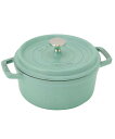 楽天Rakuten Fashion212 KITCHEN STORE STAUB ストウブ ピコ・ココット ラウンド 18cm セージグリーン トゥーワントゥーキッチンストア 食器・調理器具・キッチン用品 その他の食器・調理器具・キッチン用品 レッド【送料無料】