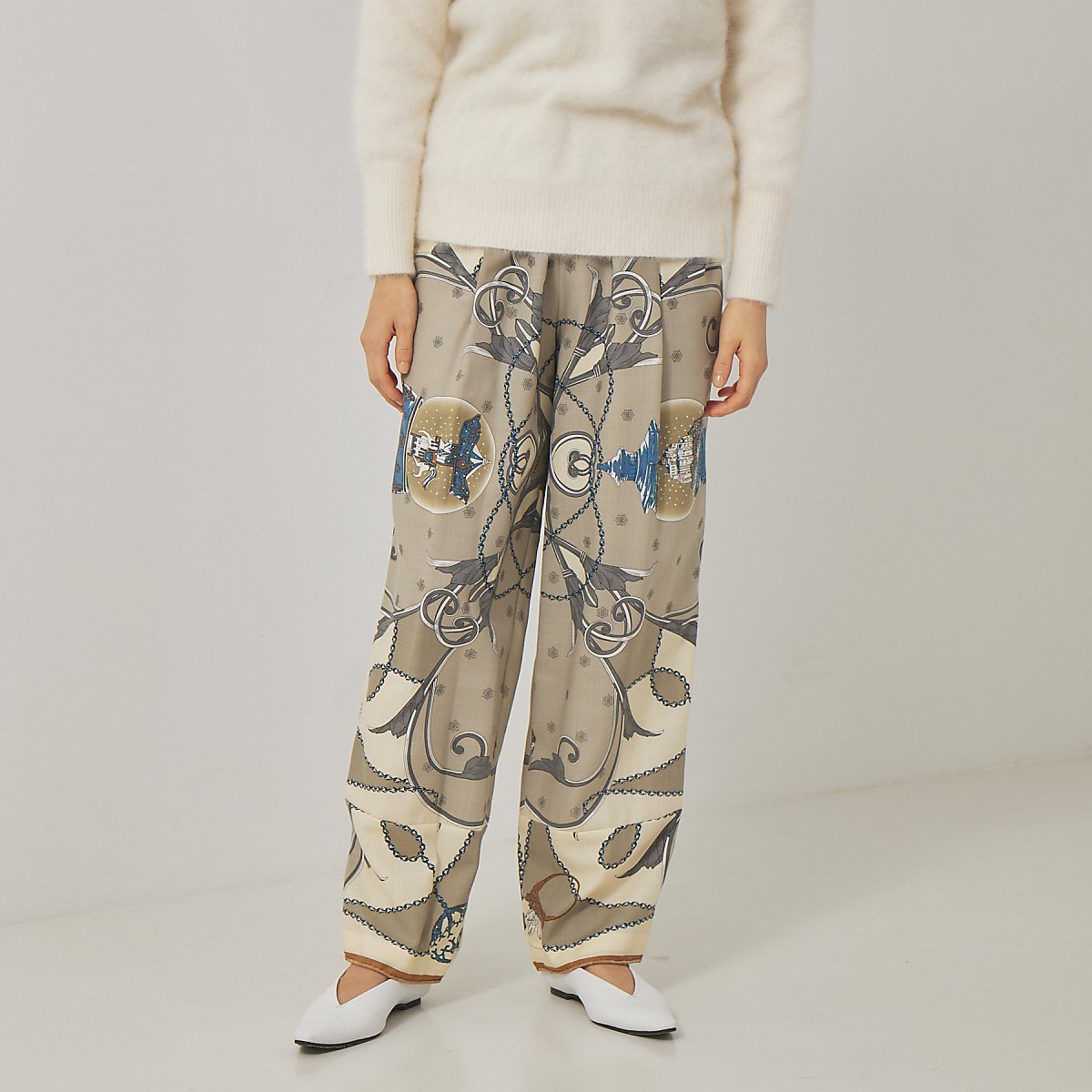 【SALE／20%OFF】qualite 【manipuri】スノーグローブロングパンツ カリテ パンツ その他のパンツ ホワイト【送料無料】のサムネイル