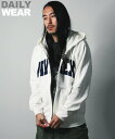 AVIREX sDAILY/fC[tZIP UP SWEAT PARKA LOGO / WbvAbv XEFbg p[J[ S / AVIREX / ABbNX gbvX p[J[Et[fB[ zCg ubN lCr[yz