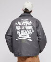 アヴィレックス AVIREX 《直営店限定》TAGGING DESIGN COACH JACKET / タギングデザイン コーチ ジャケット アヴィレックス ジャケット・アウター ブルゾン・ジャンパー グレー ネイビー オレンジ ブルー【送料無料】