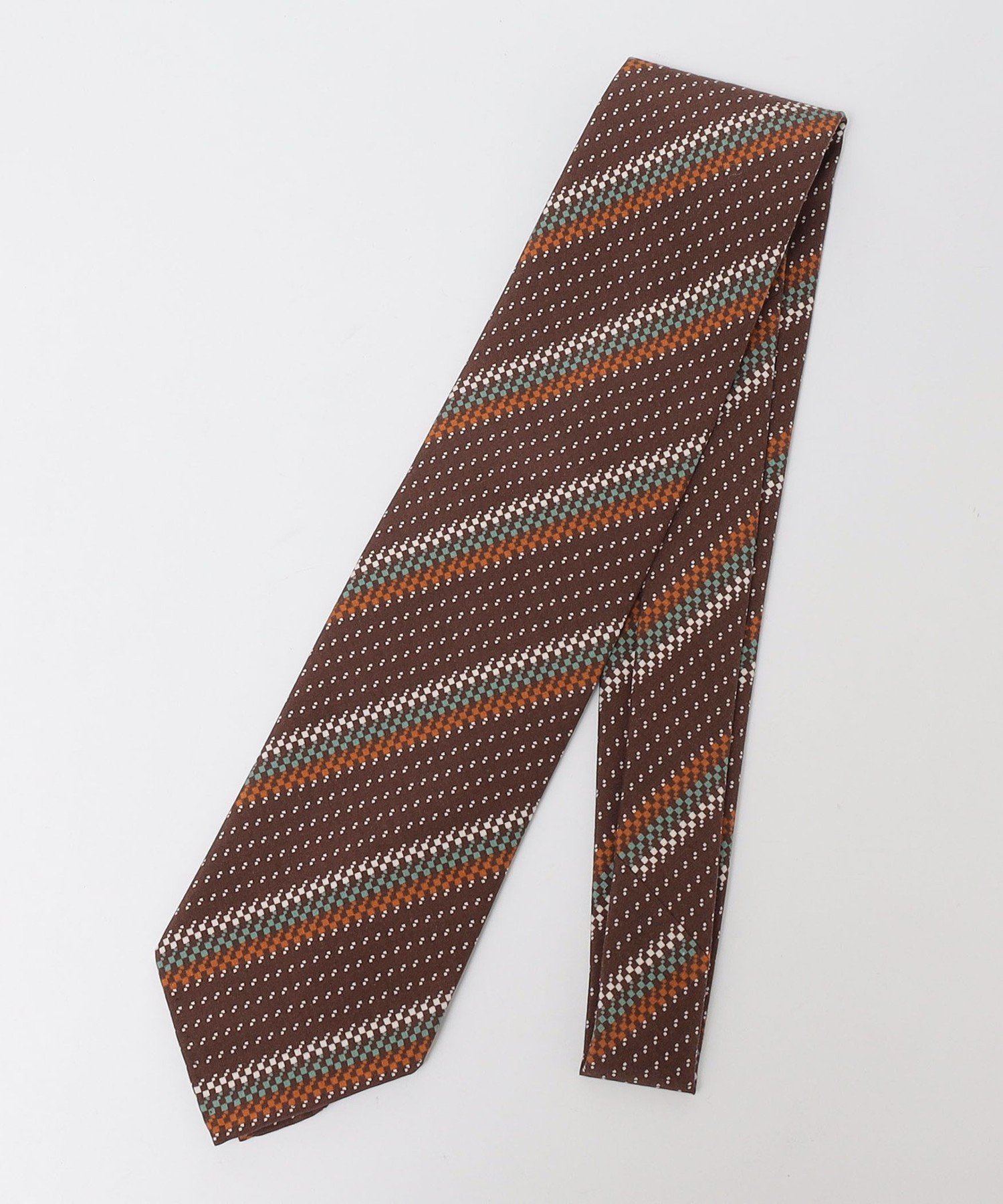 【SALE/40%OFF】SHIPS MEN 【SHIPS別注】Stefano cau: グラデーション プリント ネクタイ シップス スーツ・フォーマル ネクタイ・蝶ネクタイ ネイビー ブラウン【送料無料】