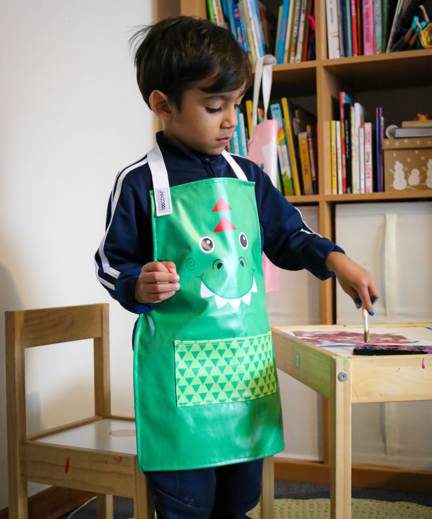 【SALE／30%OFF】ZOOCCHINI キッズエプロン 入園 ギフト食事 お手伝い アボカドレモン 食器・調理器具..