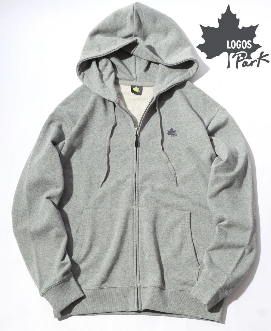 【SALE／26%OFF】LOGOS ロゴス パーカー メンズ フルジップ ロゴ スウェット レディース マルカワ トップス パーカー・フーディー カーキグリーン ネイビー グレー ブラック【送料無料】のサムネイル