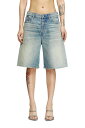 DIESEL ウィメンズ デニムショートパンツ DE-SIRE-SHORT ディーゼル パンツ ジーンズ・デニムパンツ ブルー【送料無料】