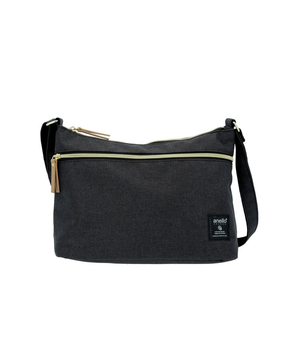 anello GRANDE anelloGRANDE クラシック杢ポリCLP ミニショルダー ローラ バッグ ショルダーバッグ ブラック グレー ネイビー ベージュ ピンク