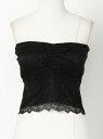 【SALE/50%OFF】LIP SERVICE LacyベアTOP リップサービス カットソー ベアトップ ブラック ホワイト