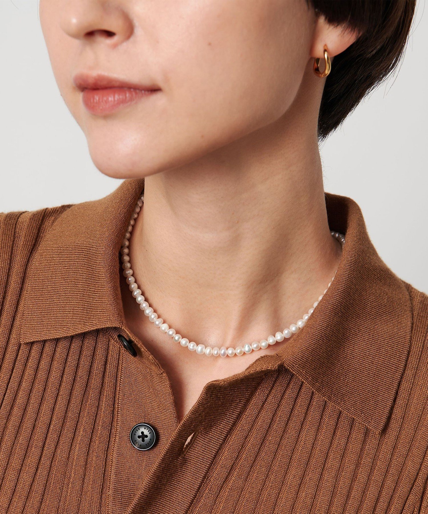 UNITED ARROWS ＜les bonbon＞STEADY パール ネックレス S ユナイテッドアローズ アクセサリー・腕時計 ネックレス ホワイト【送料無料】のサムネイル