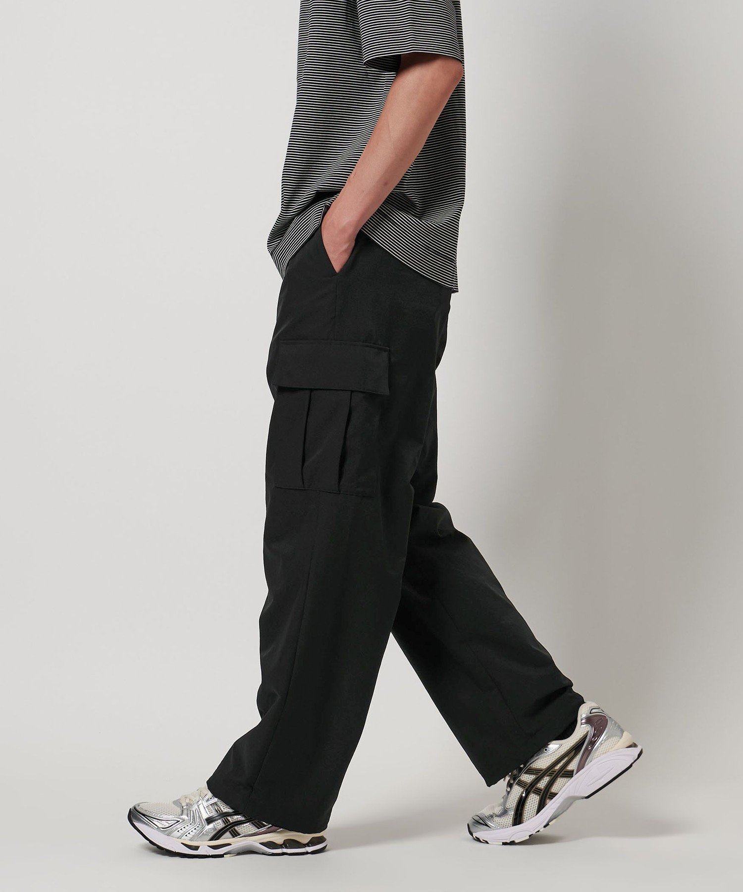 【SALE／40%OFF】UNITED ARROWS DotAir ドットエア カーゴ イージーパンツ -吸水速乾 ストレッチ- ユナイテッドアローズ アウトレット パンツ その他のパンツ ブラック グレー【送料無料】